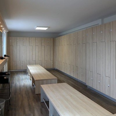 Umkleide im Fitnessstudio von proactive Roth